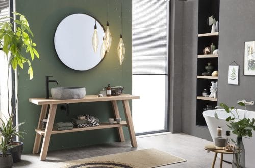 groene badkamer