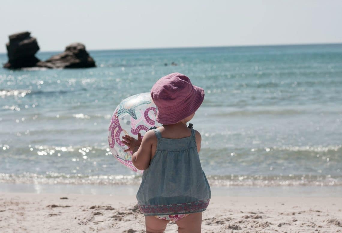stranddag met kinderen